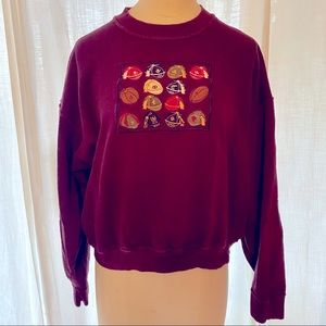 Vintage Paul Smith rugby caps sweatshirt - S